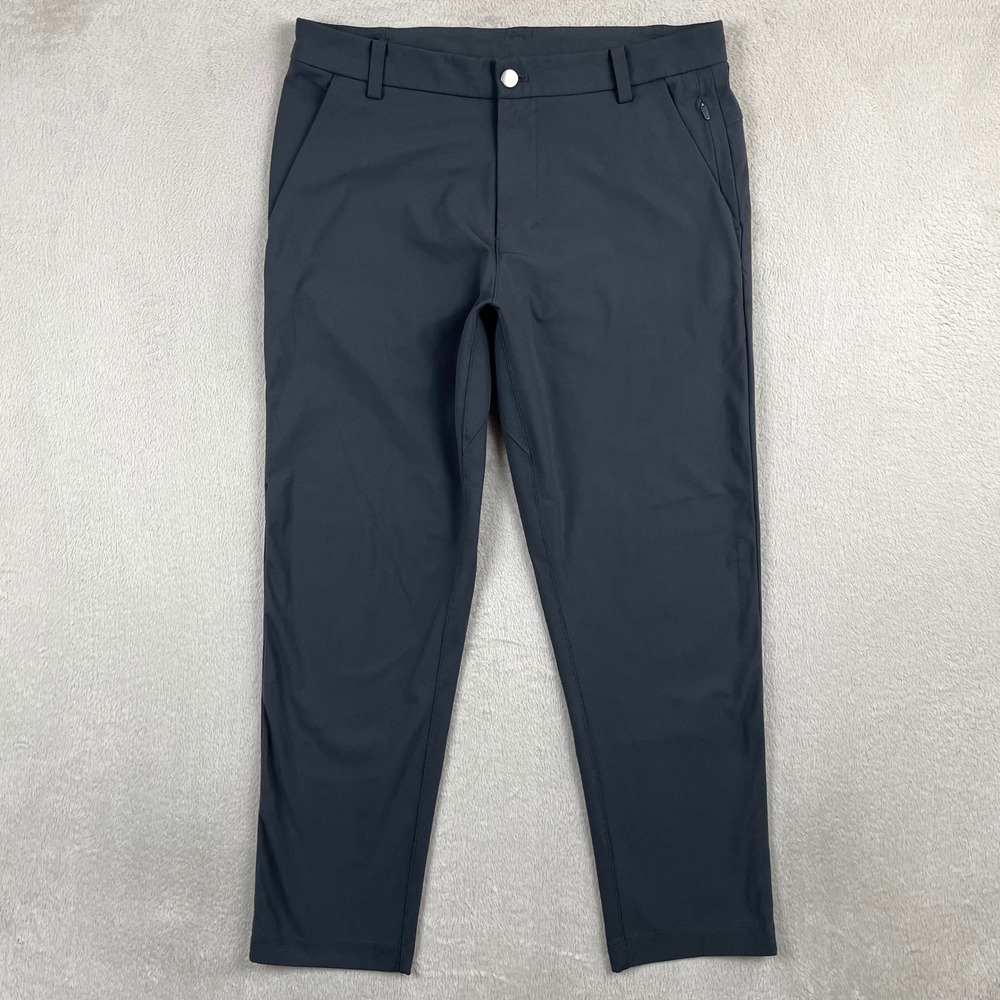 Lululemon Commission Pant Classic Mens 31x27 Gray Commuter Office Stretch Golf